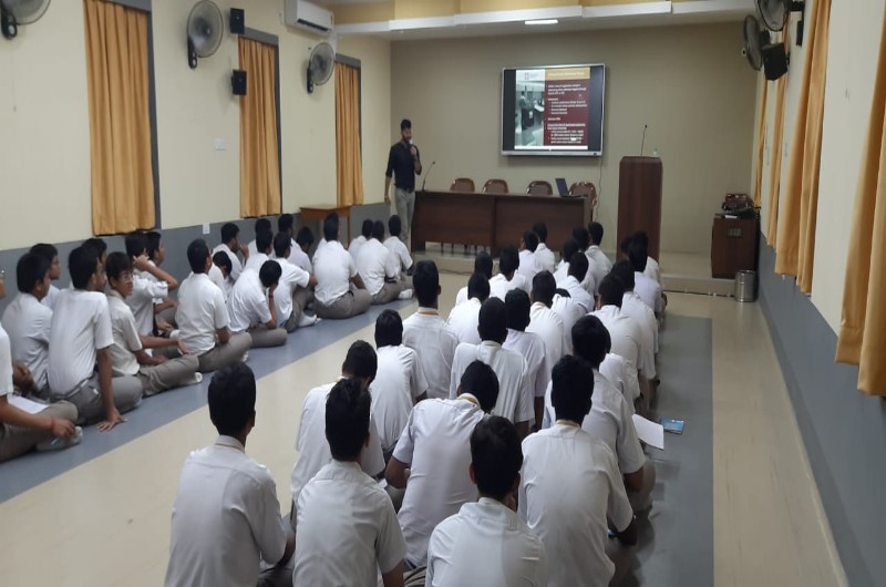 INTERACTION SESSION FOR CLASSES 11 & 12 STUDENTS, PROGRAMME CONDUCTED BY AHMEDABAD UNIVERSITY