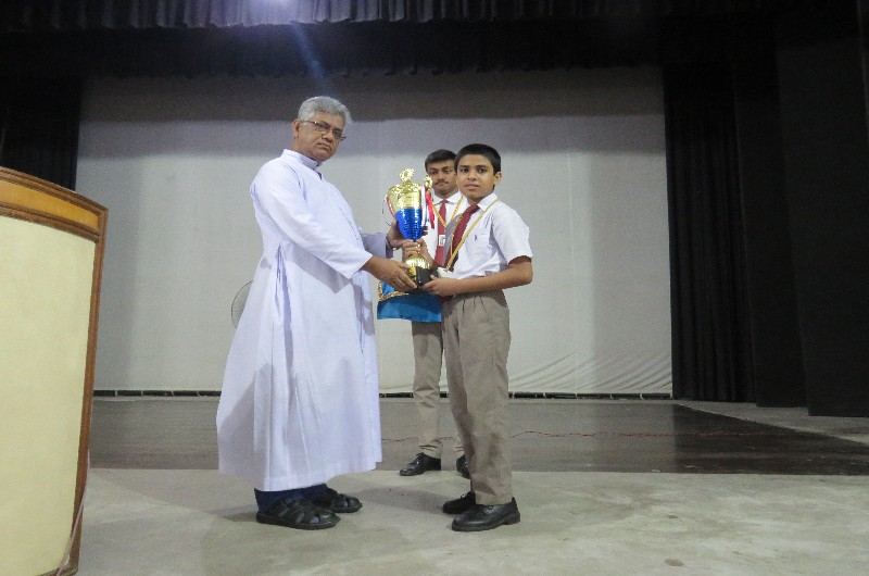 PRATYAY DHOLAY OF CLASS 7B(WINNER In 4th DD-DBCA Open Fide Rating Chess Tournament)