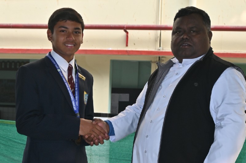 AGNIV HUI,8D(SECOND RUNNER UP IN THE WB STATE SCHOOL GAMES IN CRICKET)